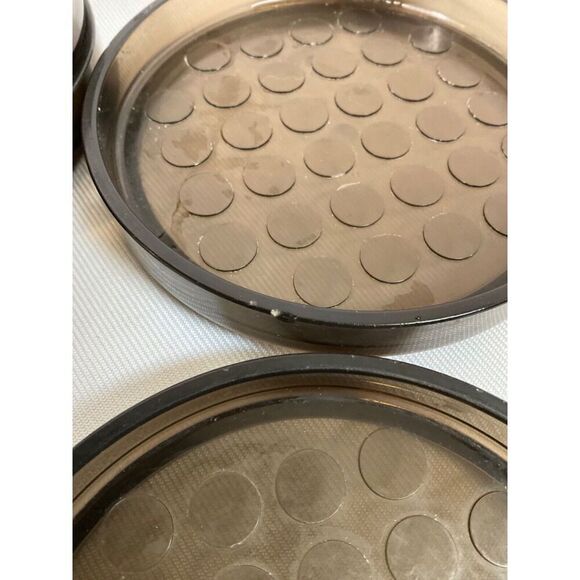MCM Dansk Coasters Denmark Gray Acrylic 4 - Picture 6 of 10